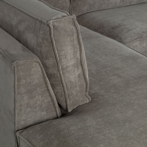 WOOOD hoekbank links Arwin - Ribstof - Olijfgroen - vtwonen shop