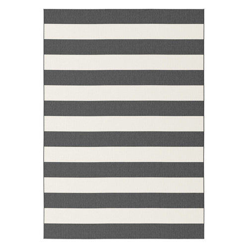 AFK Living vloerkleed Mykonos - voor binnen en buiten - zwart - 80 x 150 cm