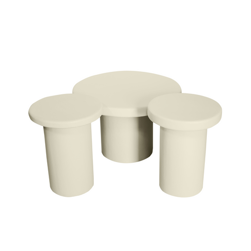 Starfurn  salontafel Maya - beige - 70x70x45cm - vtwonen shop