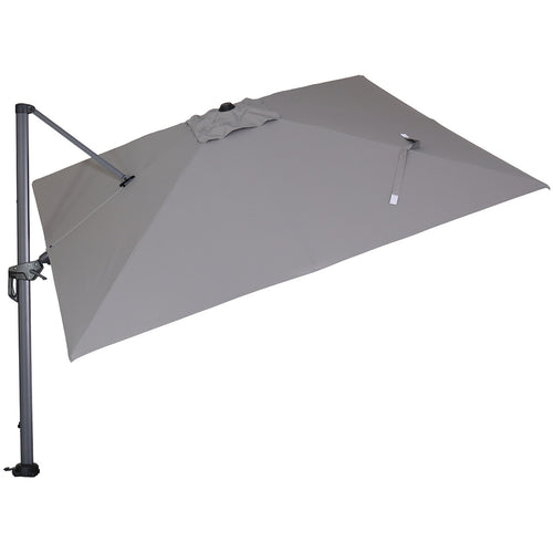 Garden Impressions zweefparasol Hawaii licht grijs doek - 300x300 cm