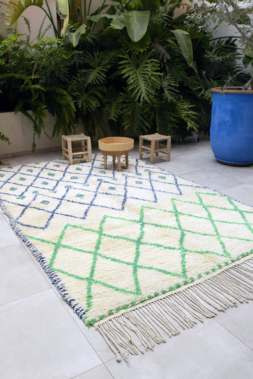 AFK Living vloerkleed Berber - handgemaakt - Wol - 300 cm x 400 cm