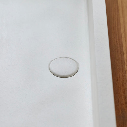 Tikamoon Waskom van terrazzo 90 cm - Wit