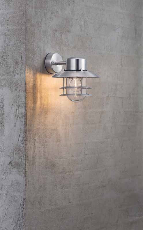 Nordlux Blokhus Wandlamp Buiten Down | E27 | IP54 | Verzink | Seaside