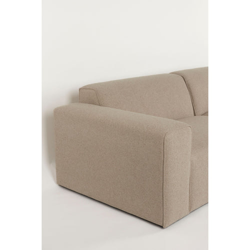 Zuiver Sofa Milka 4,5-zitsbank Chaise longue Rechts Cappuccino - vtwonen shop