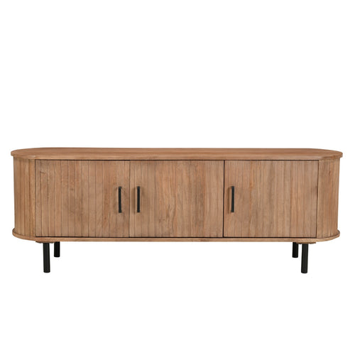 Giga Meubel Tv-meubel Merel - Naturel Mangohout - 160x46x56cm - vtwonen shop