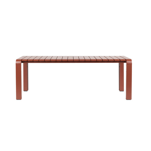 Zuiver Vondel Tuinbank 129,5x45 cm Rood