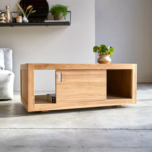 Tikamoon Adam - Teak salontafel - Naturel - vtwonen shop