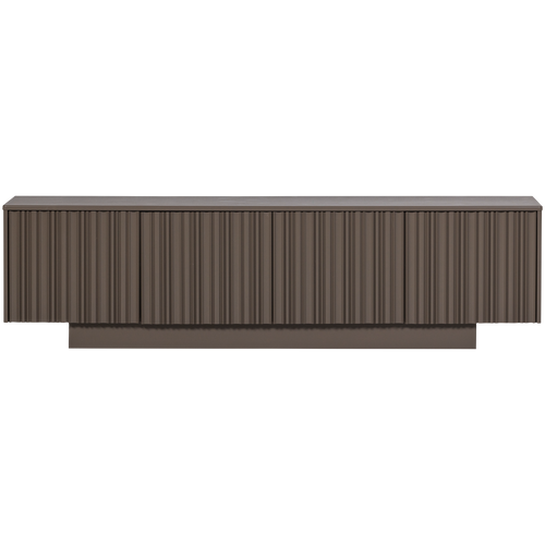 WOOOD tv meubel Nova 200 cm - Grenen - Truffel Bruin - 54x200x40