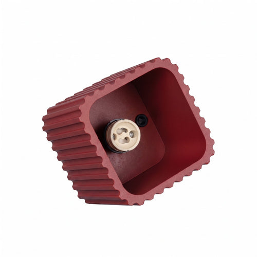 Sollux Lighting Plafondlamp RIFF 1 bordeaux GU10 - 10x10x10cm