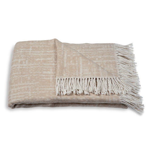 Atmooz plaid Misty - naturel - 150 x 200 cm