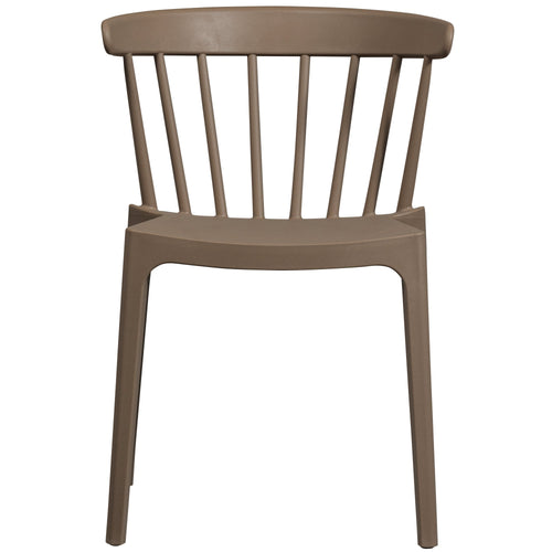 WOOOD tuinstoel Bliss - Bamboo Fiber - Bruin Melange - Set van 2