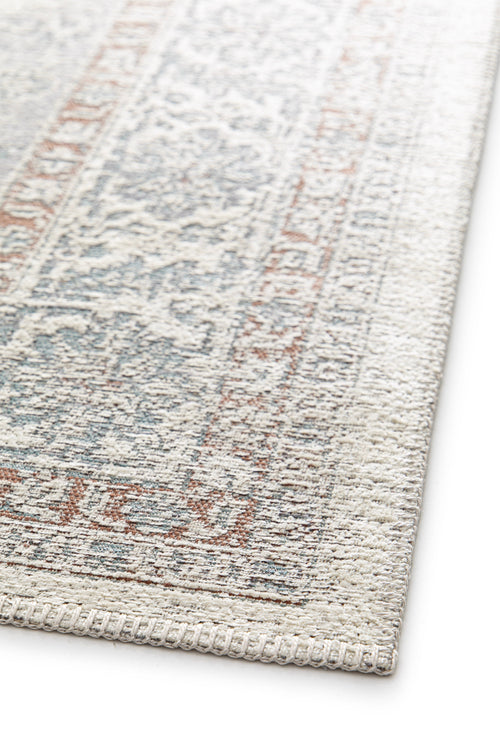 AFK Living vloerkleed Valois - gerecyclede vezels - blauw - 200x290 cm