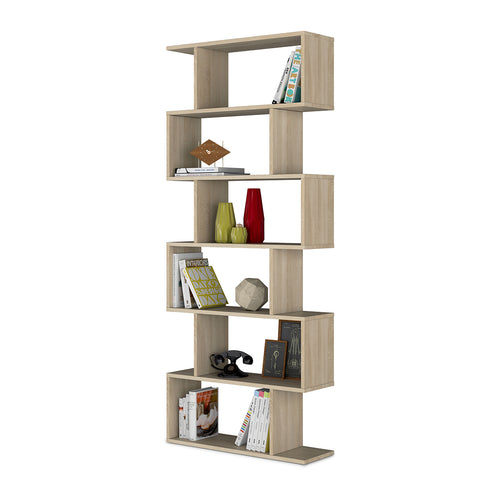 Calicosy - Bücherregal mit 6 Fächern ATHENA - 24x80x192 cm