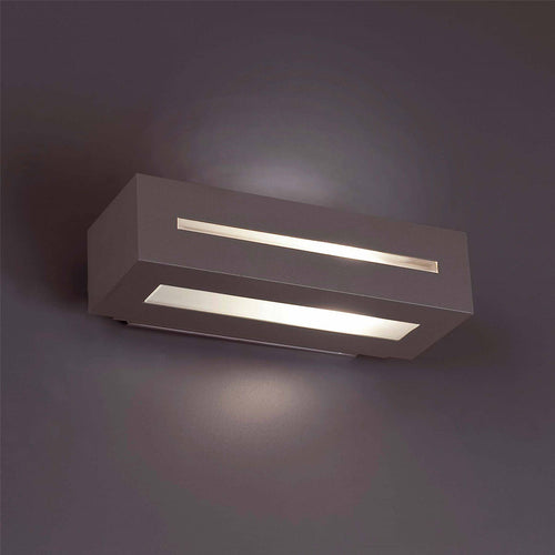 Faro West-1 - 1 Licht Wandlamp Buiten Donkergrijs IP54, E27