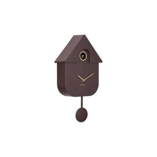 Karlsson wandklok Modern Cuckoo Oro - bruin - 21.5x8.5x41cm