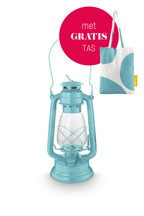 vtwonen - Olielamp - Metaal -  Blauw - 17x33cm