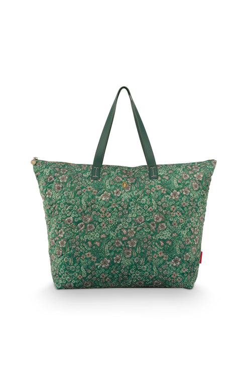 Pip Studio - Tilda Tote Bag Dames - Daisy Dreams - Groen - 66x20x44cm - vtwonen shop