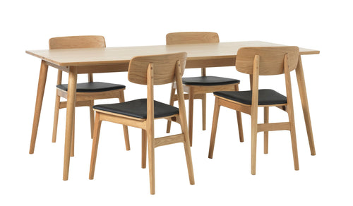 Rebellenclub Eetkamertafel Yass - 190 x 90 cm - Eiken - vtwonen shop