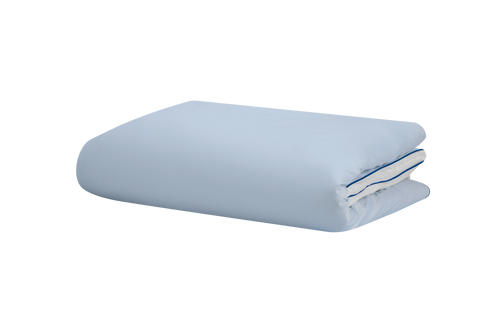 noo.ma OBA Dekbedovertrek - 200x200 cm - Baby Blue - vtwonen shop