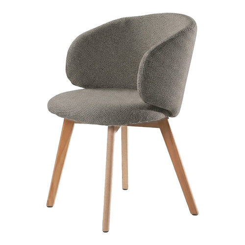 Calicosy - Stoelen set van 2 SOLÈNE - beige 60x55x79 cm