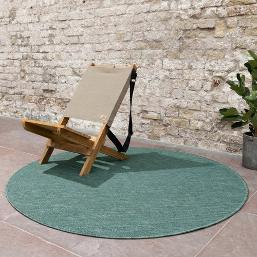 Rond buitenkleed Tone groen - Interieur05