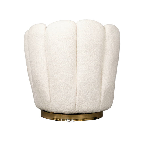 Giga Meubel Fauteuil Quinty - Bouclé - Beige