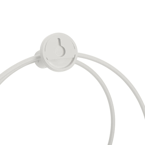 Hübsch handdoekhouder Loop - ijzer - 26x23cm - vtwonen shop