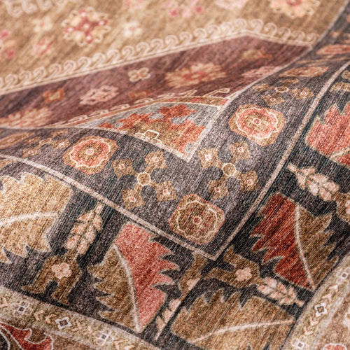 Interieur05 Vintage vloerkleed Medina Espresso/Bruin