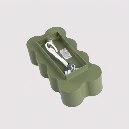 Sollux Lighting Plafondlamp OVIO 2 olijfgroen Gx53 - 24,5x12x8cm
