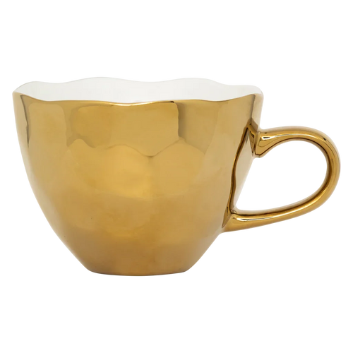 Urban Nature Culture Good Morning kopje Cappuccino/Tea - Gold - 11x8cm