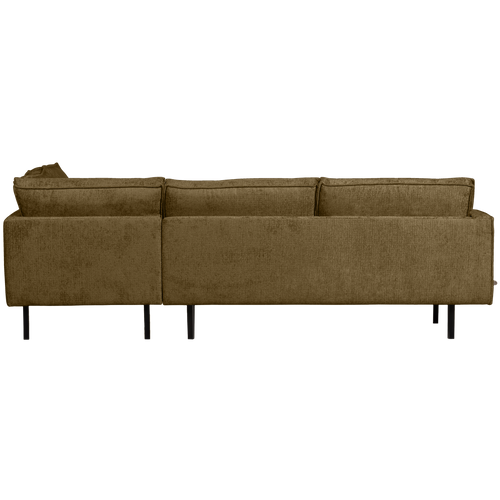 BePureHome hoekbank rechts Rodeo - Velvet - Brass - 85x266x213 - vtwonen shop