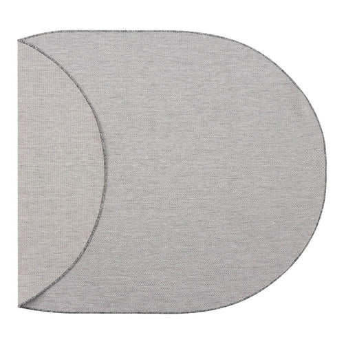Buitenkleed Ovaal Mono - Grijs/Wit - Dubbelzijdig - EVA Interior