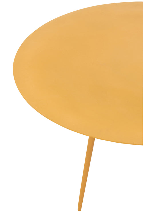 J-Line bijzettafel - ijzer - oker - vtwonen shop