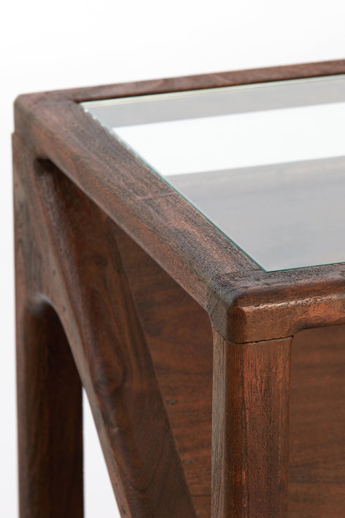 Light & Living bijzettafel YUKI - 119x41x80cm - bruin - vtwonen shop