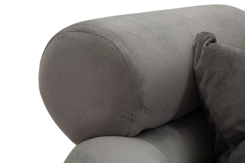 Mauro Ferretti fauteuil - 78x68x85 cm - grijs/zilver