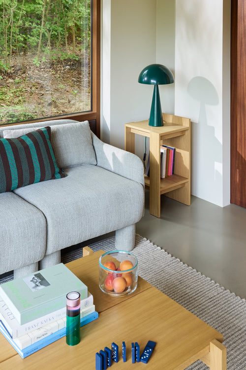 Hübsch salontafel Dash - mdf/okernhouten fineer/eikenhout - 80x80xh47cm