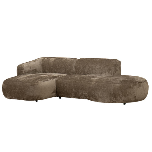Giga Meubel Chaise Longue Bank Marseille - 2,5-Zits - Taupe
