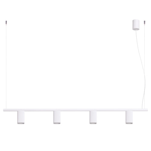 Sollux Lighting Kroonluchter RAYO 4 wit - 122x6x208cm