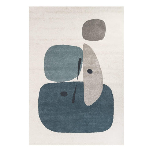 AFK Living vloerkleed Collage - zeer zacht - blauw - 120 x 170 cm