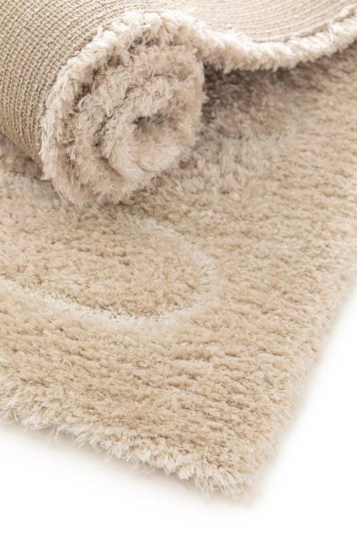 AFK Living vloerkleed Eolya - reliëfeffect - beige - 200 x 290 cm