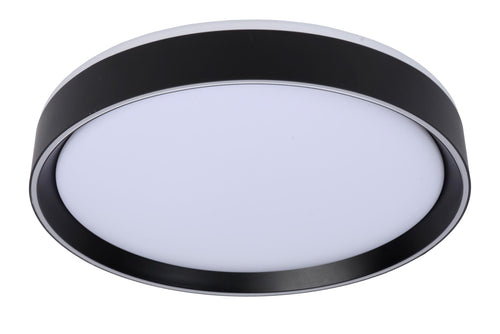 Lucide plafonnière NURIA - Geïntegreerde LED - Zwart