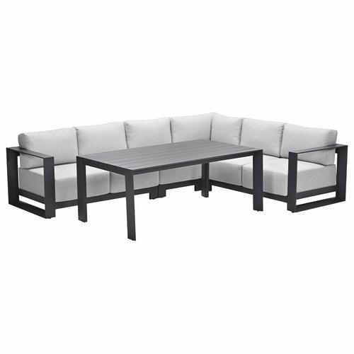 Garden Impressions lounge dining set Malakka valley sand - 5-delig