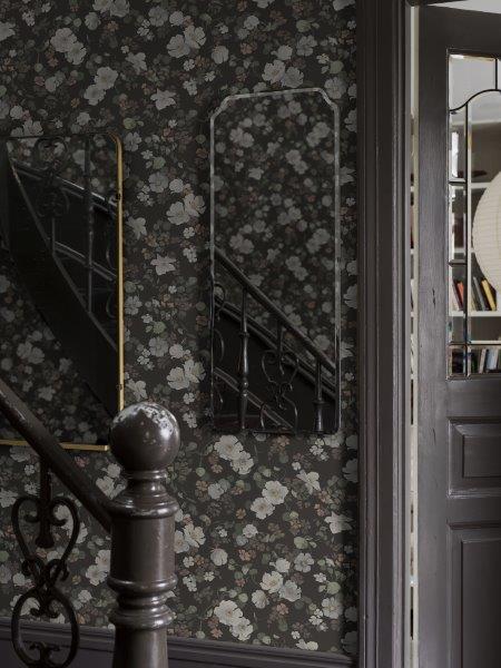 Borastapeter behang bloemen grijs - 53 cm x 10.05 m - 660285 - vtwonen shop