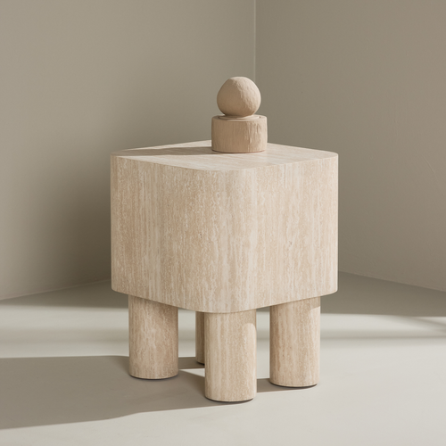 Nest living Hudson Vierkant Houten Bijzettafel - 40 x 40 cm - vtwonen shop