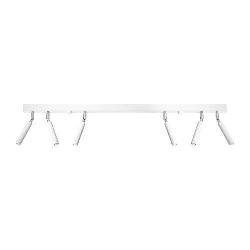 Sollux Lighting Plafondlamp EYETECH 6 wit - 100x3x20cm