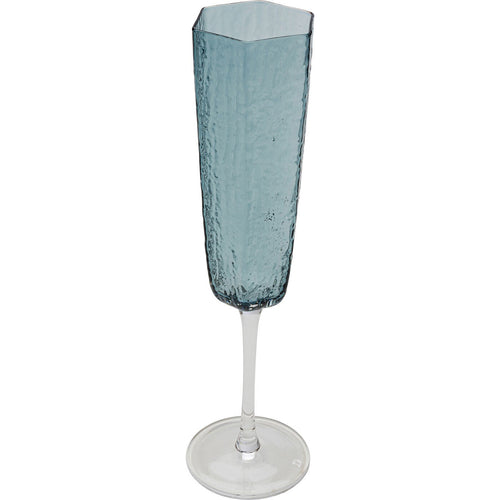 Kare Design Champagneglazen Cascata blauw (6/Set) - vtwonen shop