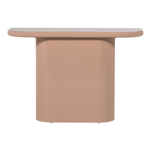 WOOOD bijzettafel Nocta - Hout - Hoogglans Lichtroze - 81x120x30