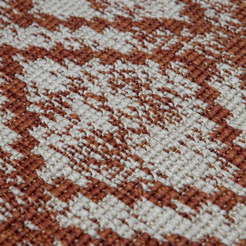 Buiten vloerkleed Frost - Roest/Wit -  dubbelzijdig - EVA Interior - 200 x 290 cm - vtwonen shop