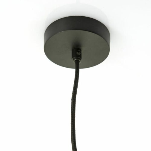 FurniLux Maverick Black Hanglamp  - Elegante Glas Detail - 20x20x37cm