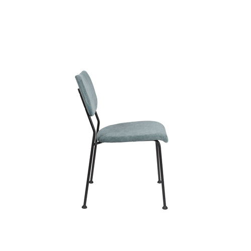 Zuiver Benson Eetkamerstoelen  Grijs/Blauw - Set van 2 - vtwonen shop